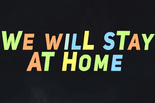 we will stay at home