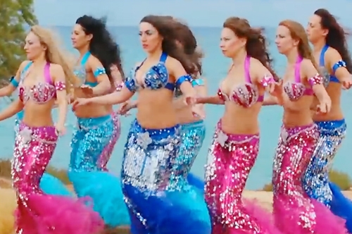 belly dance mermaids