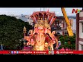 exclusive khairatabad ganesh drone visuals ntv telugu