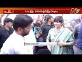 cm revanth reddy inspects ganesh immersions at hussain sagar ntv telugu