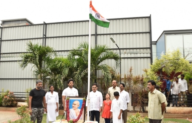 Geetha-Arts-Office-Flag-Hoisting-Photos-01