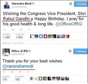 Rahul Gandhi Birthday Tweets