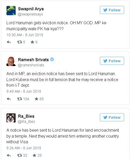 Hanuman Tweets