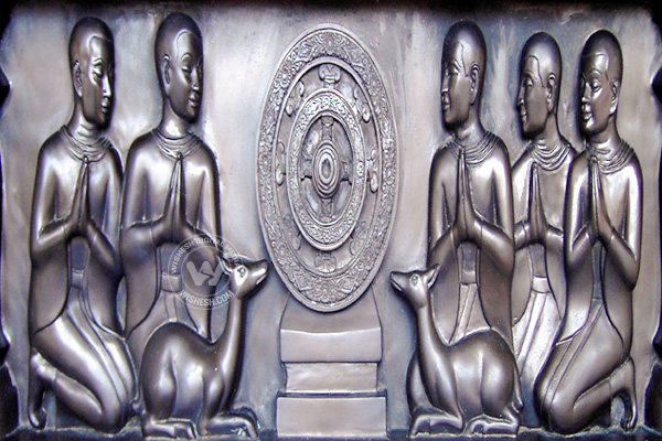 Five disciples at Sarnath