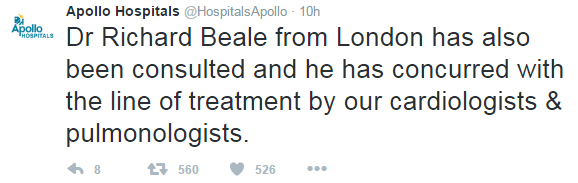 Apollo Hospital Tweets