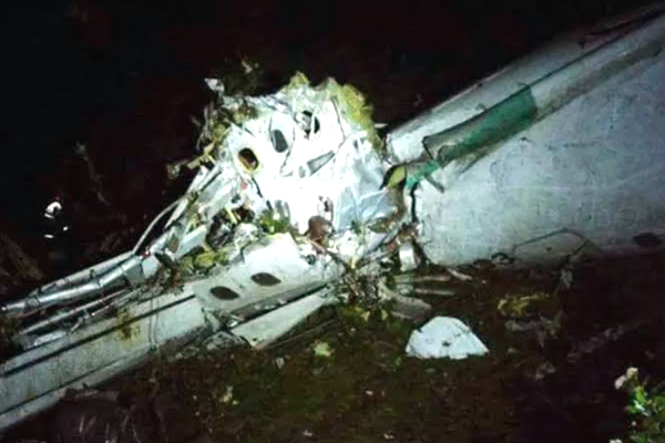 Chartered plane from Brazil Crash