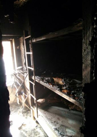 Mumbai Maker Tower Apartment Fire Accident Pics