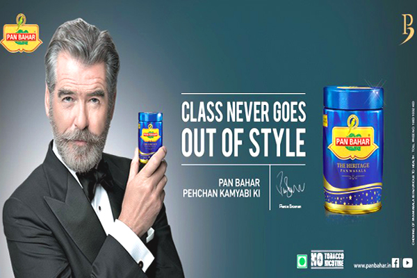 Pierce Brosnan Pan Bahaar Advertisement