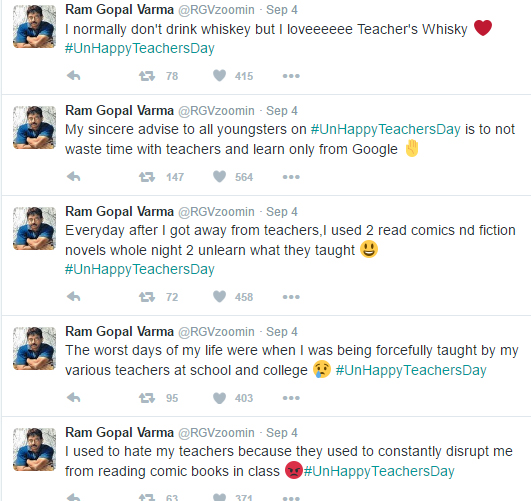 RGV Teacher Day Tweets