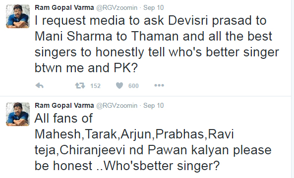 RGV Tweets on Pawan Kalyan