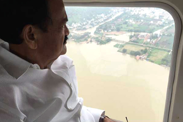 Venkaiah Naidu Aerial Survey