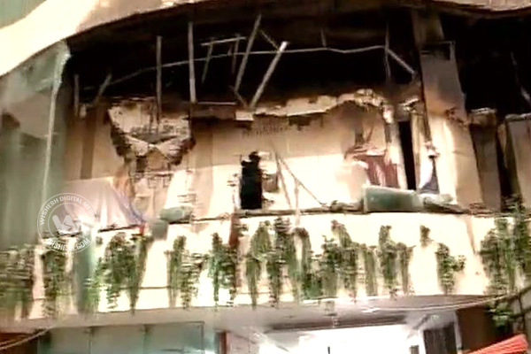 Delhi Hotel Fire Photos