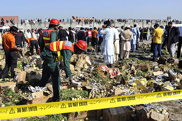 Pakistan Vegetable Market Blast