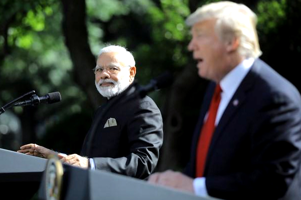 Narendra Modi Meets Donald Trump Photos