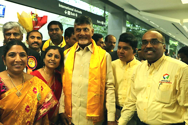 Chandrababu Naidu Meets Top Executives in US Pics