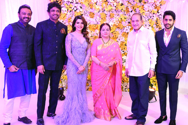 Naga Chaitanya Samantha Wedding Reception Photos