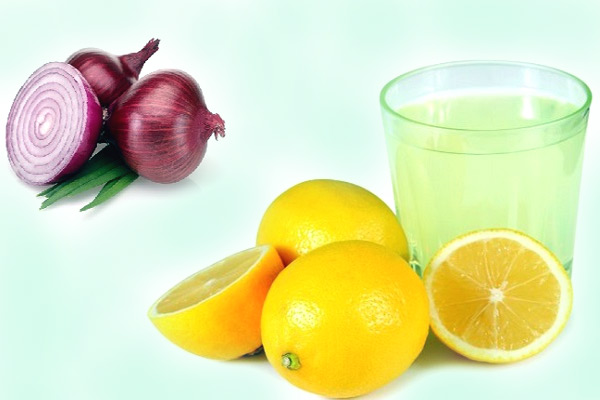 Onion and Lemon juice