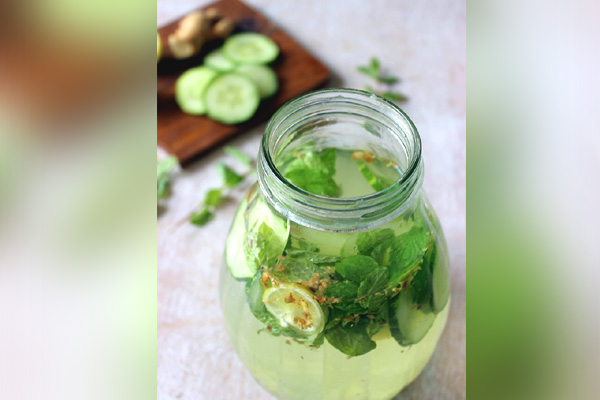Lemon Cucumber Ginger Infusion