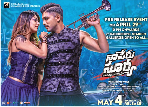 Naa Peru Surya Pre-Release Event