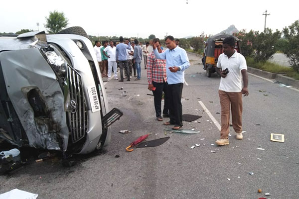 Nandamuri Harikrishna Road Accident Photos