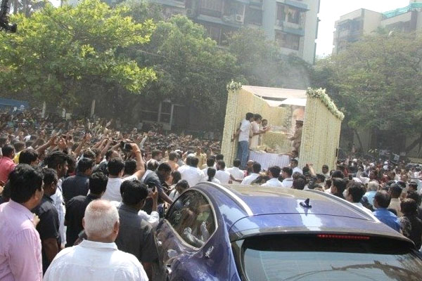 Sridevi Last Rites Photos