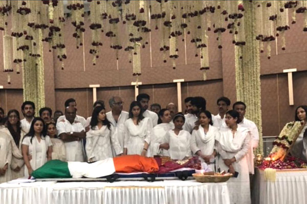 Sridevi Last Rites Photos