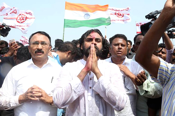 Pawan Kalyan Porata Yatra Photos