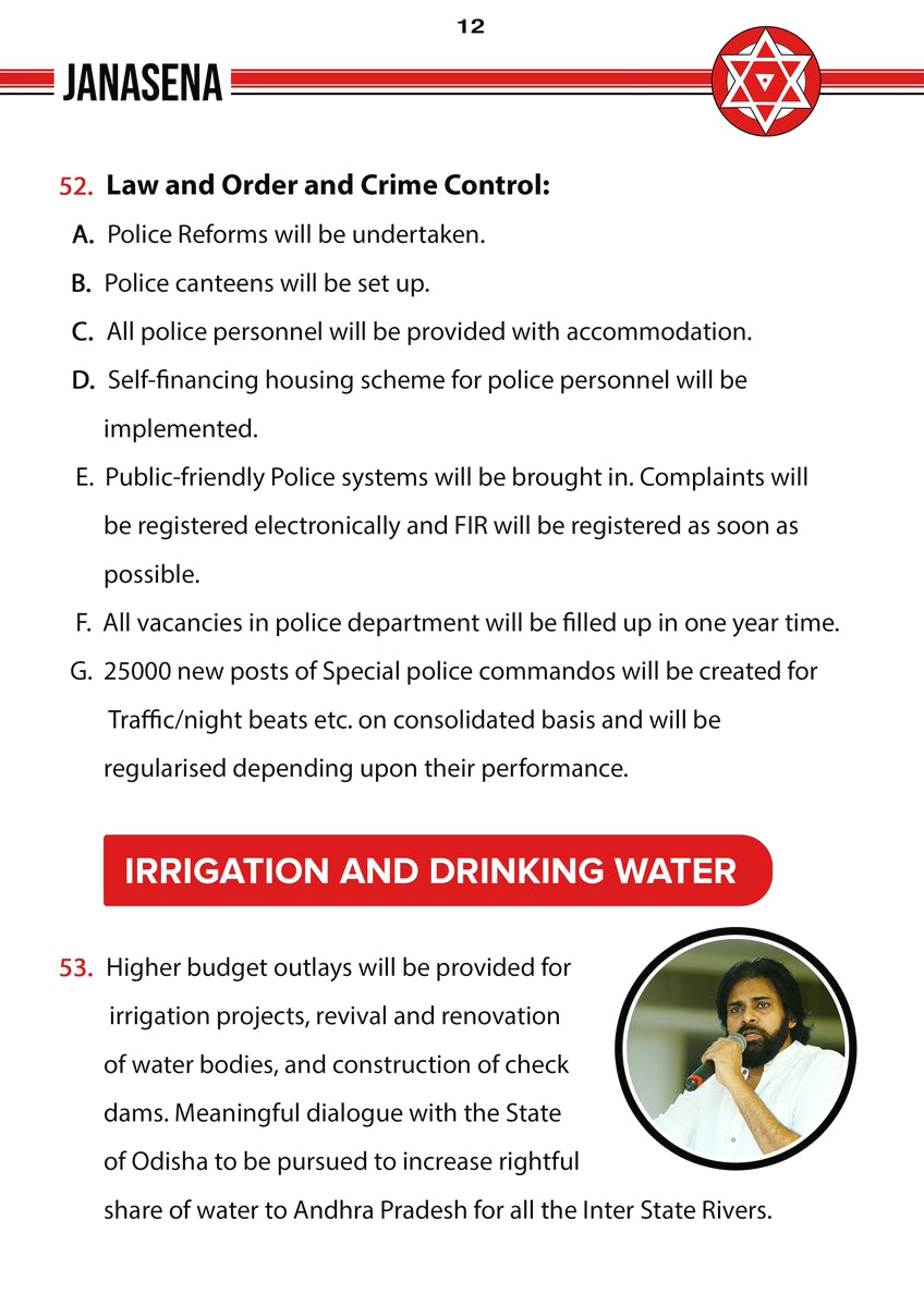 Janasena Full Manifesto