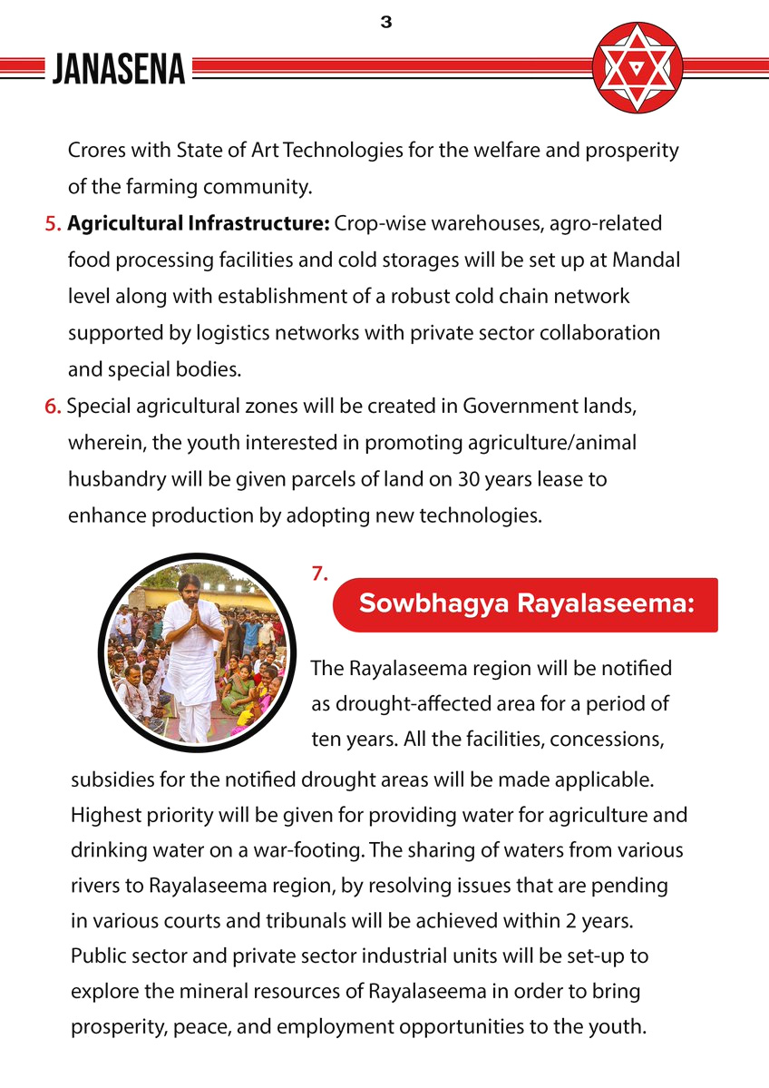 Janasena Full Manifesto