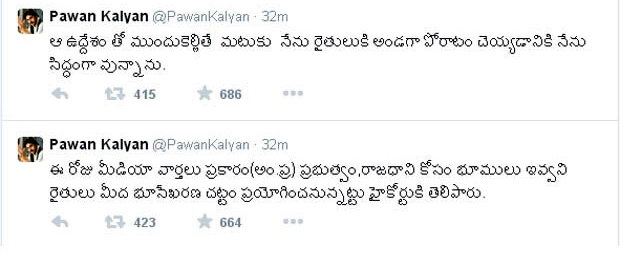 Pawan Kalyan Tweets