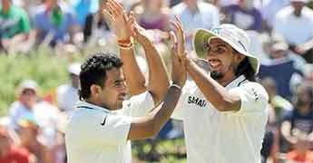 India-South Africa cricket test 