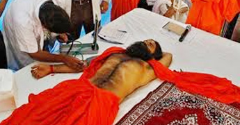 Fasting Ram Dev shifted to hospital
