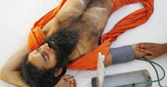 Ram Dev improving in hospital