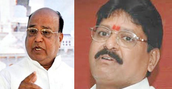 Congress MP Mr Sarve Satyanarayana, Textiles Minister P. Shankar Rao