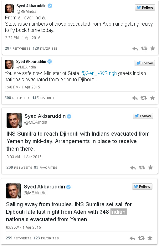 Syed Akbaruddin Tweets