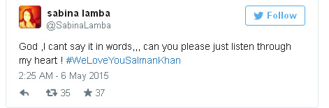 Salman Khan Tweets