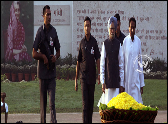 Manmohan-Singh at Indira Gandhi Shakti Ghat