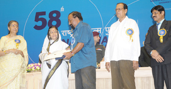 Prez presents 58th National Film Awards