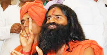 Ram Dev commences fast against corruption 