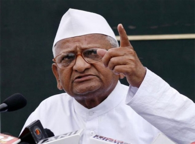 Anna Hazare may go on fast from December 27