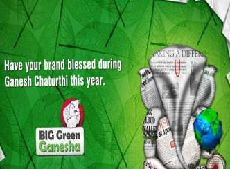 Green Ganpati for Ganesh Chaturthi 