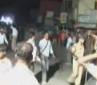 tension in Sangareddy, clashes in Sangareddy, groups fight pitched battles in sangareddy, Pitch