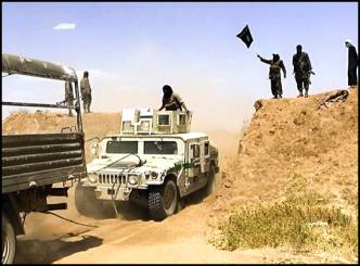 Iraq Syria Border took over by ISIS Insurgents