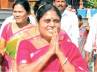 Sircilla, statehood issue, vijayamma leaves for sircilla, Telangana supporters