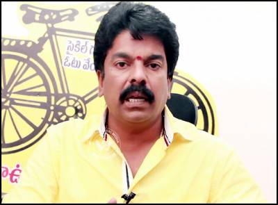 TDP MLA son arrested