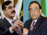 political crisis, Indicted, zardari s issue lands gilani in troubled waters, Political crisis in ap