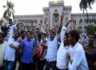 Jubilations At OU, Telangana Region