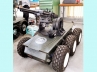Remotely Operated Vehicle, Dighi, army plans gun mounted robot, Prototype