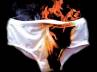 domestically challenged, underwear, man sets house on fire to dry undergarments in microwave, Underwear