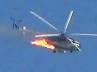 syria violence, one video, syrian rebels bring down a helicopter, Syrian